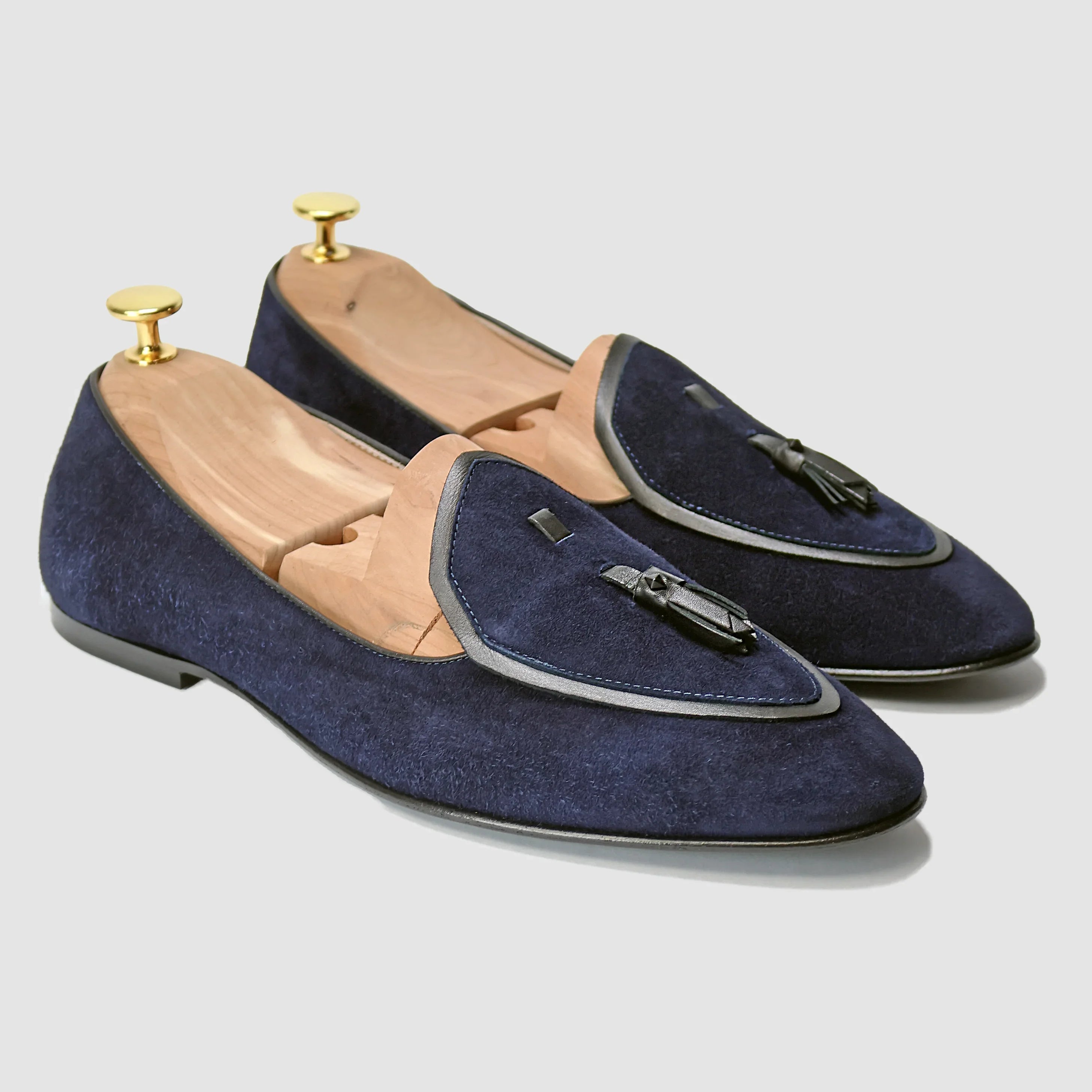 Valedictorian Tassel Loafer | Italian Suede Men's Dress Shoes JB Ander Valedictorian Tassel Loafer | Italian Suede Men's Dress Shoes JB Ander