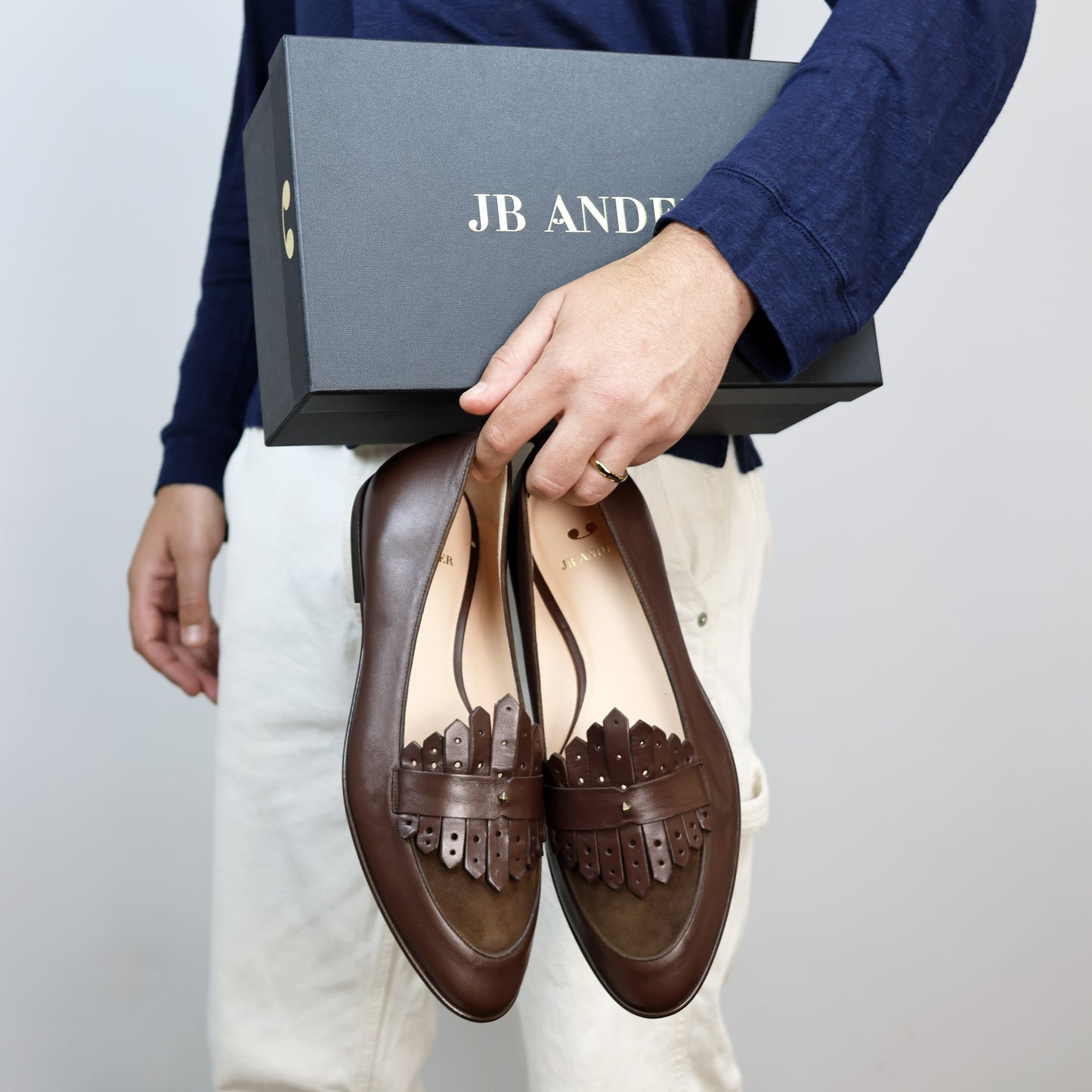 Mocasín Scottie (piel negra)