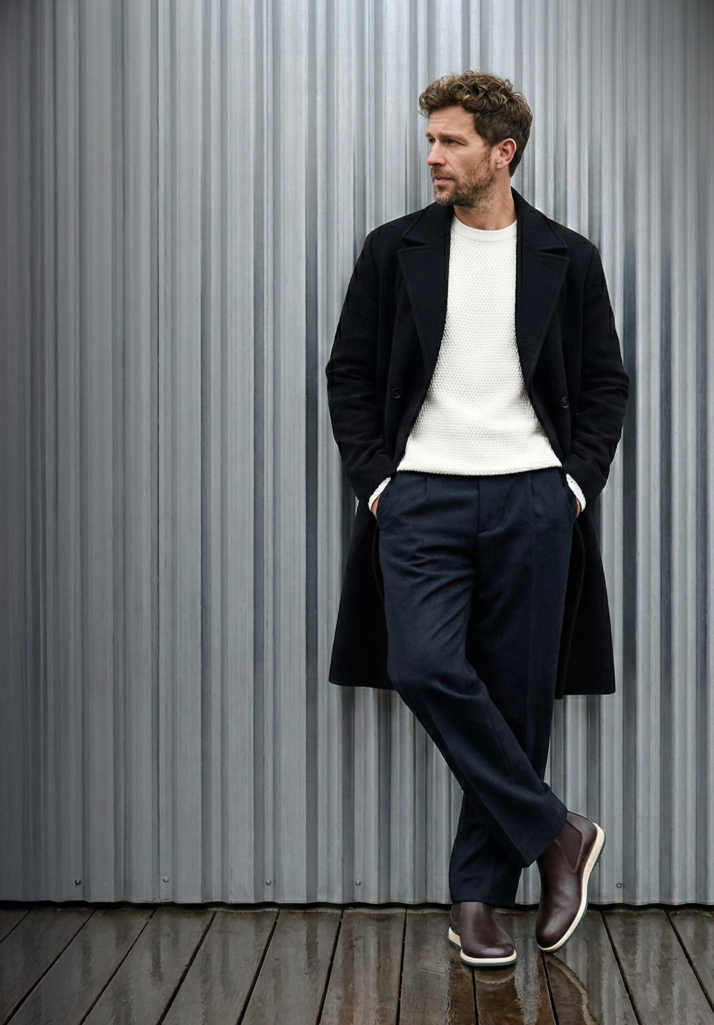 JB Ander Chelsea boot in brown Italian leather