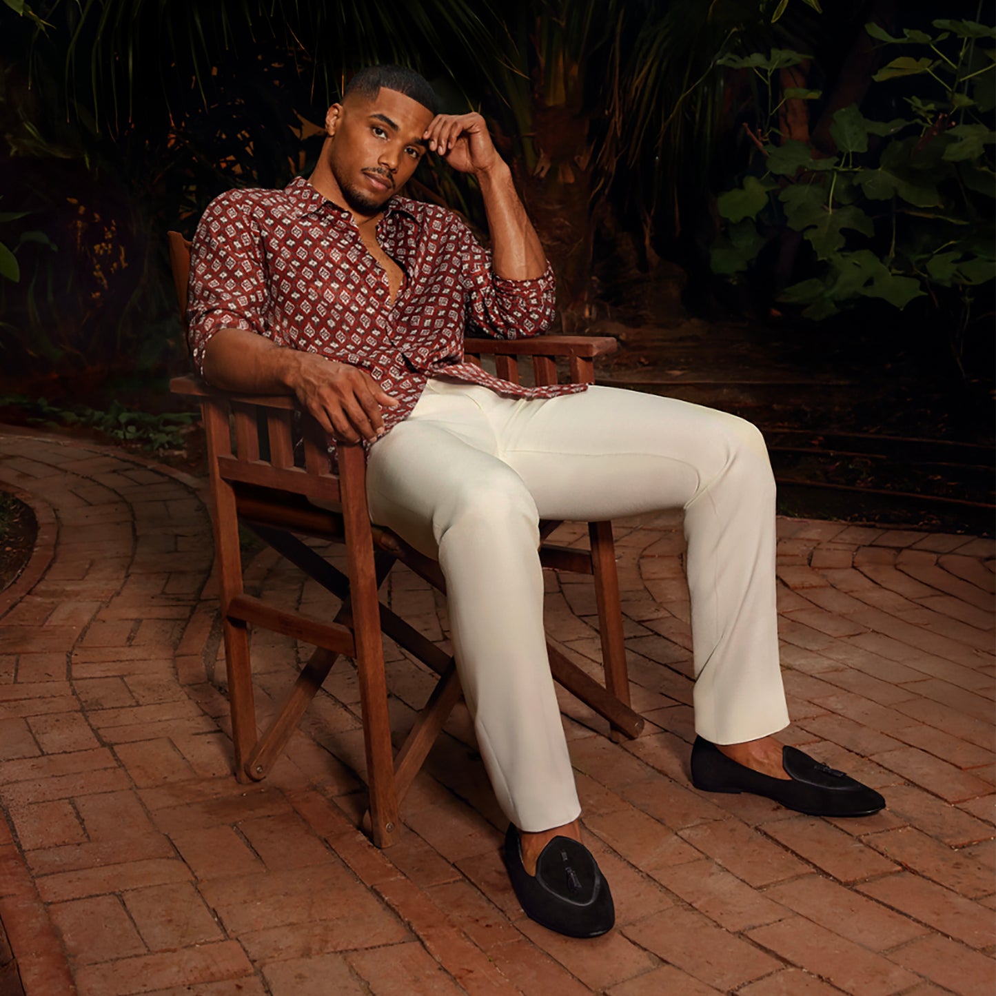 Mocasín de despedida (gamuza color terracota)