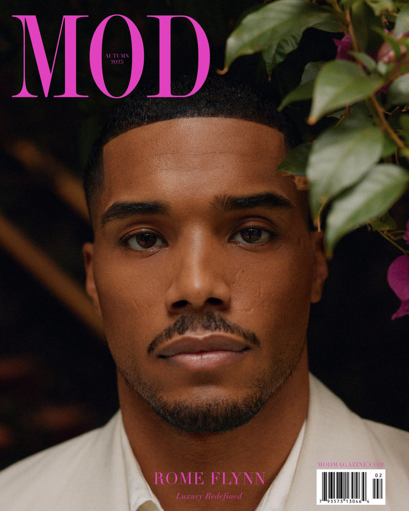 JB Ander black suede tassel loafers as worn by Rome Flynn in MOD Magazine