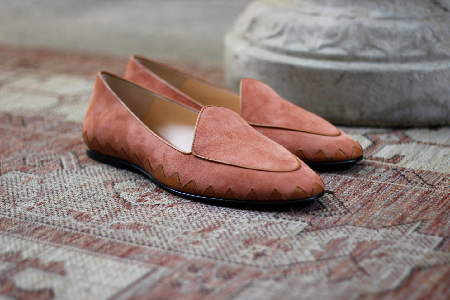 Great White Loafer (Terracotta Suede) - JB Ander