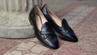 Lincoln Loafer (Nero Leather) - JB Ander