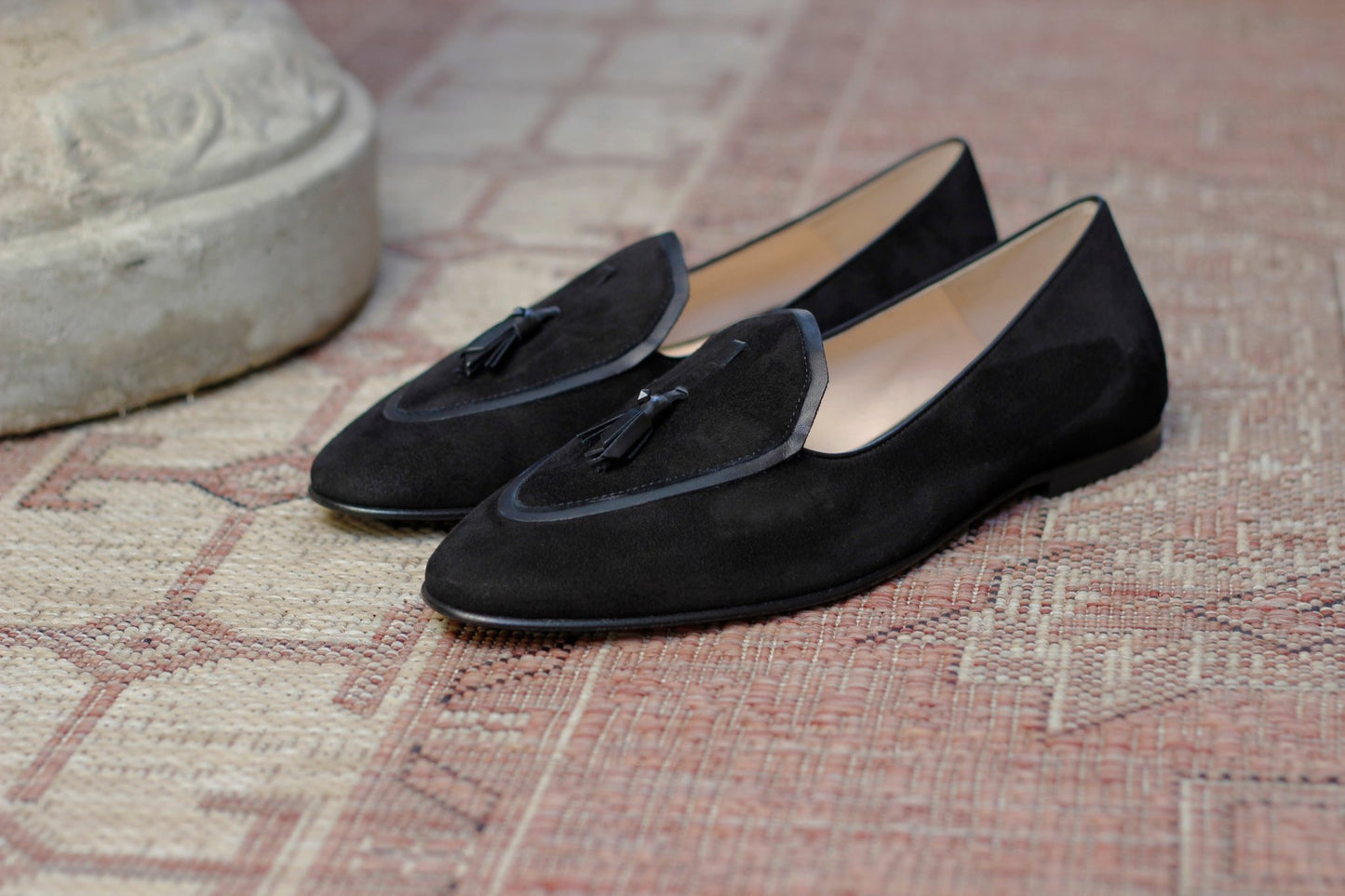 Valedictorian Loafer (Nero Suede) - JB Ander